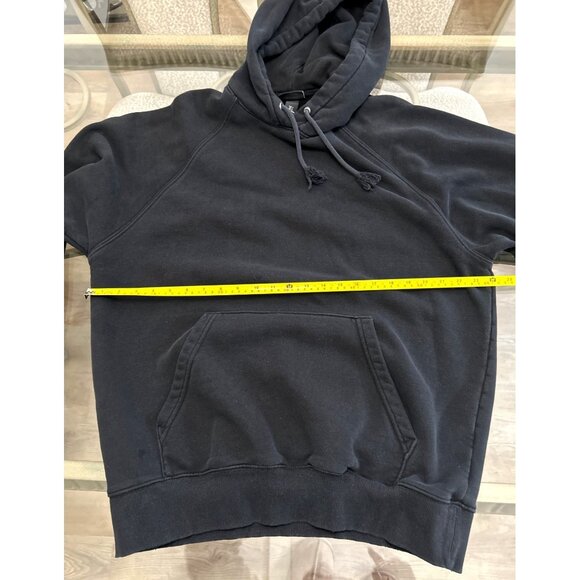 H&M Black Oversized Hoodie Sweatshirt With Drawstring Hood & Kangaroo Pocket - Picture 4 of 6